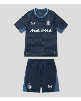 Feyenoord Maglia Gara Trasferta Repliche 2025-26 Bambino Maniche Corte